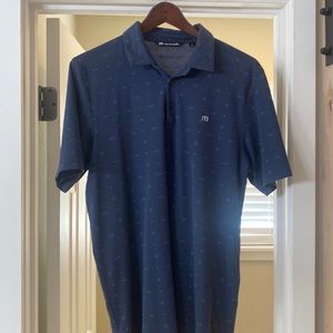 Navy Blue Travis Mathew Polo